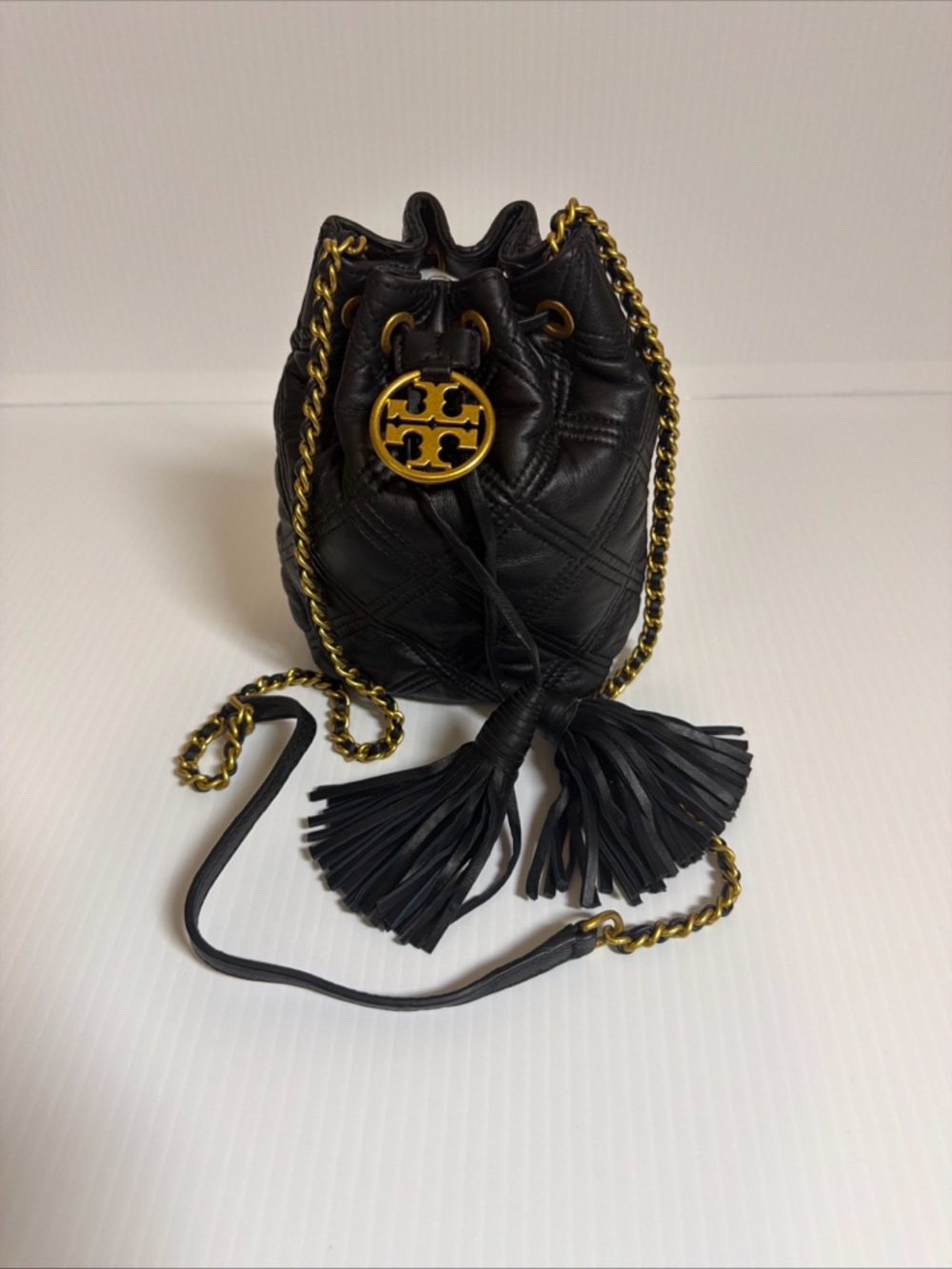 Tory Burch Fleming soft mini bucket bag
